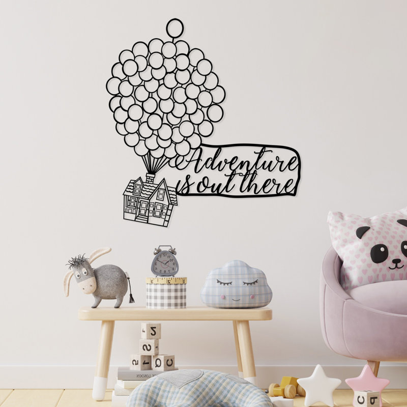 Elegant Decorative Metal Wall Accessory, Black, 25.6 x 27.6 inches | 100% Metal with 0.06 inch Thickness | Lightweight (1.7 lbs) | Perfect for Home Décor & Modern Spaces, Easy to Hang, Stylish & Durable