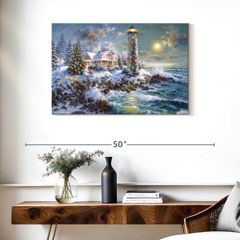 Lighthouse merriment Aletra, H 24 po x l 36 po
