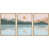 Toile naturelle avec cadre flottant