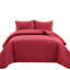 Ensemble de courtepointe standard moderne et contemporaine en coton à motif de losange Ava Diamond-309853343-390293946