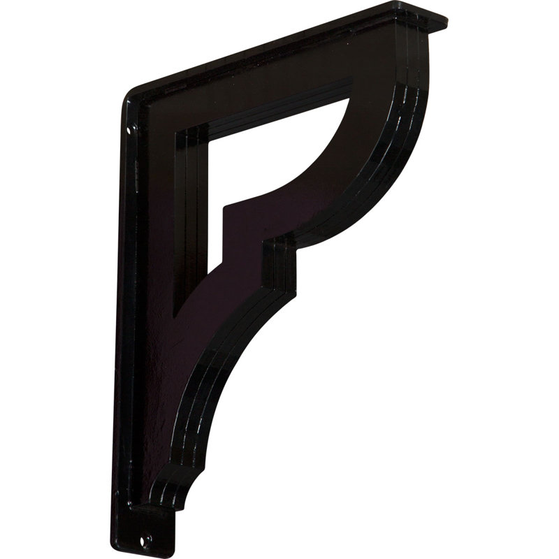 Support en fer forgé Bradford, 2 po x 12 po