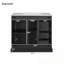 Meuble-lavabo avec lavabo en céramique, tablette réglable et 3 tiroirs-2058397501