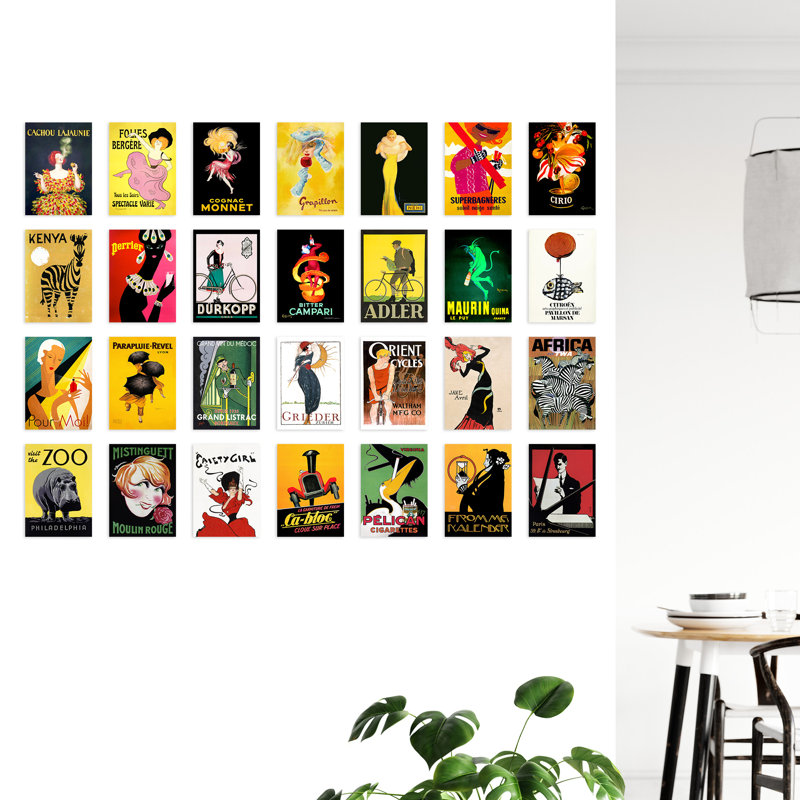 Audelia 50 Piece No Frame Print