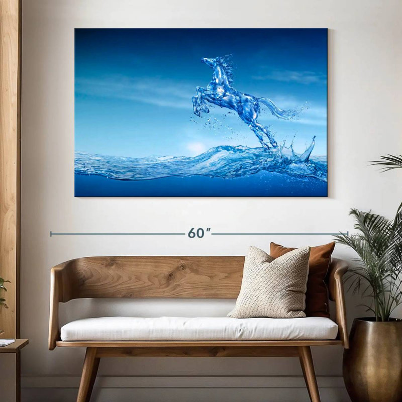 Water Horse, 34" H x 51" W