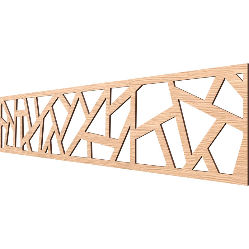 Moulure en bois Harrisburg, Chêne rouge, H 10 po x l 46,75 po x P 0,25 po