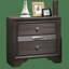 Table de chevet grise 1pc-2016605508