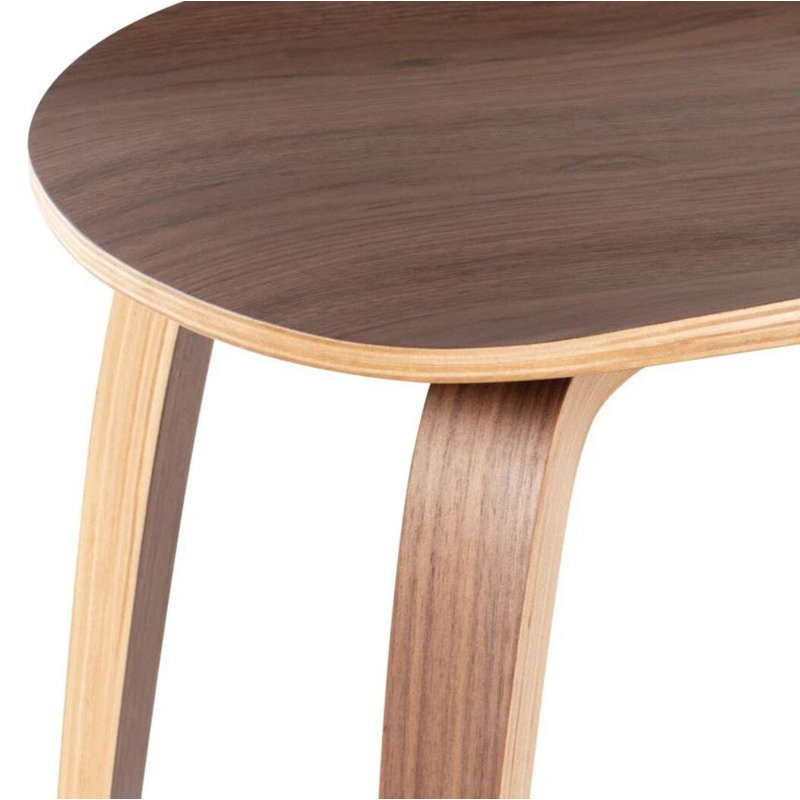 Chaise de salle à manger en bois maxima, Noyer