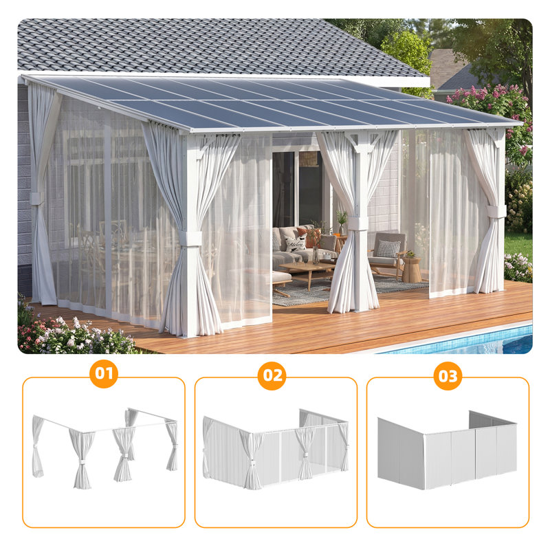 Gazebo Curtains And Netting Universal Replacement