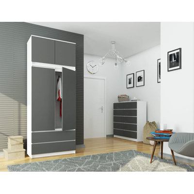 Spasoje 2 Door Manufactured Wood Wardrobe