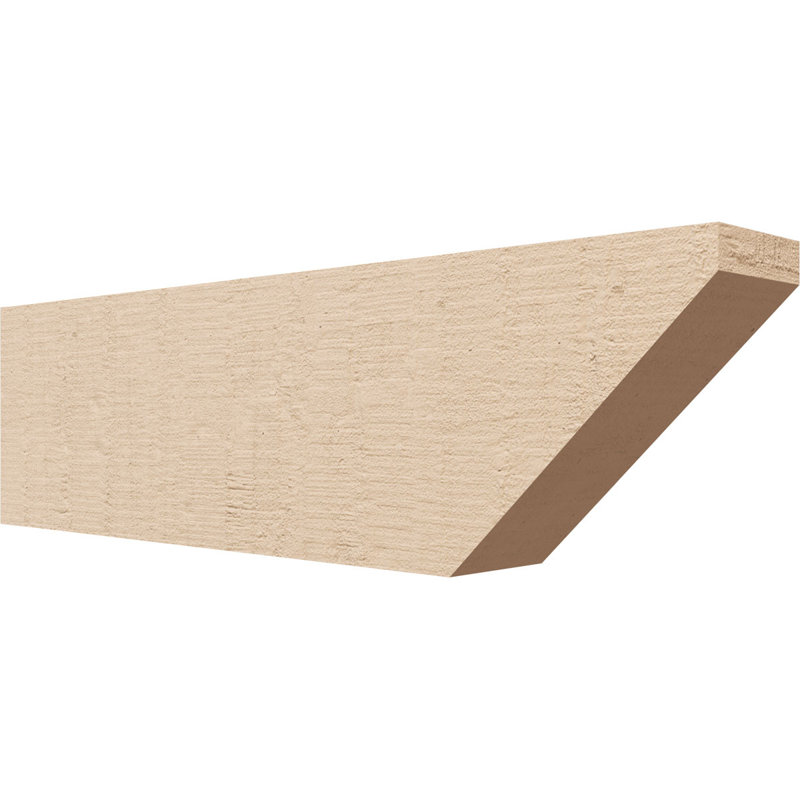 Queue de chevron Concord Woodgrain TimberThane, brun clair apprêté, H 8 po x l 28 po x P 4 po