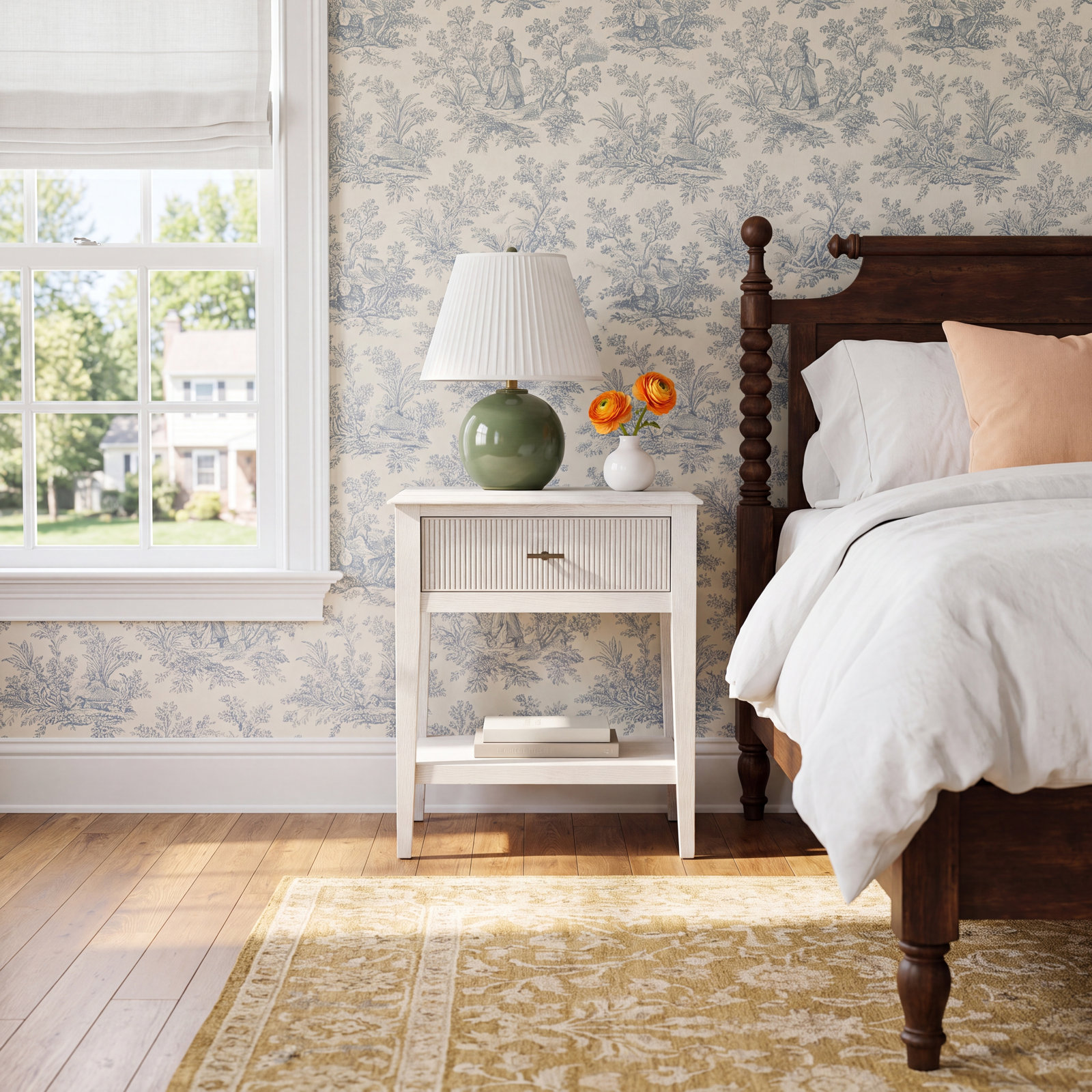 Ashwell 1-Drawer Oak Nightstand