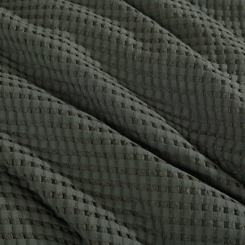 Forest Green King Microfiber Reversible Comforter Set