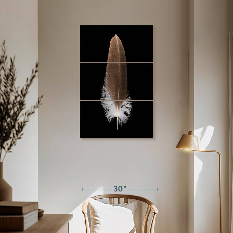 Plume brune Kerner Eagle, H 57 po x l 36 po