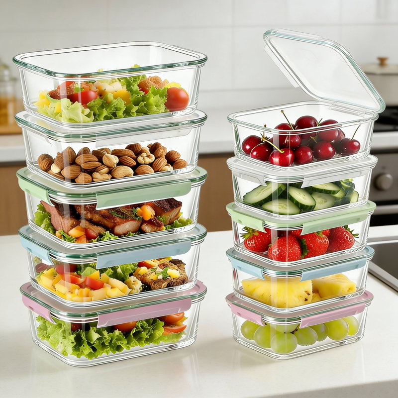 1040ml Glass Food Storage Container