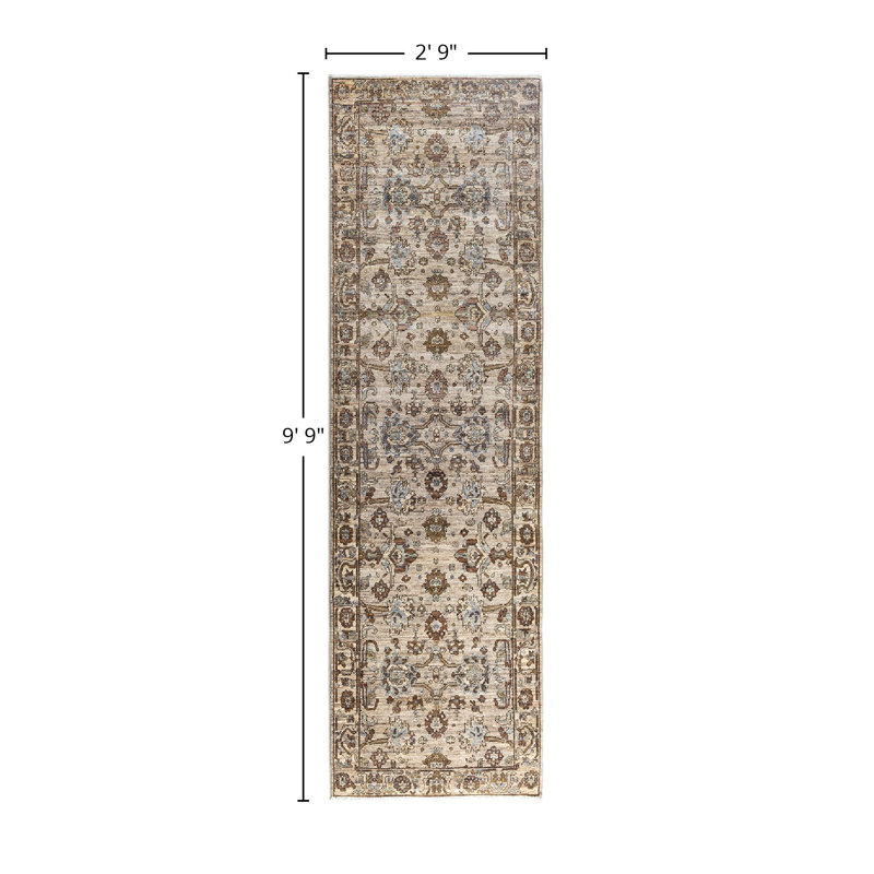 Serapi One-of-a-Kind 2' 9" X 9' 9" Hand Knotted Area Rug