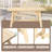 Shiyanna Rectangular Outdoor Side Table , 41.48'' in. W 19.48'' in. D-579285049