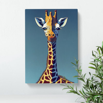 Giraffe Cartoon - Wall Art