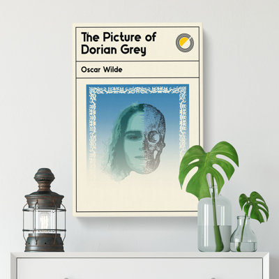 Book Cover the Picture of Dorian Grey Oscar Wilde - Wrapped Canvas