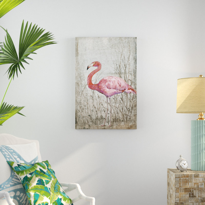 American Flamingo II by Timothy O' Toole - Painting, 91cm H x 61cm W, Wrapped Canvas