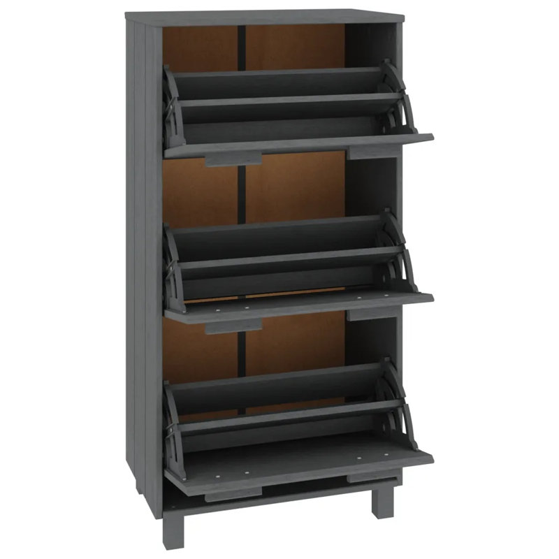 18 Pair Flip Down Shoe Storage