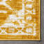 Dazzle Gold/White Disa Vintage Medallion Soft Rug-47446003