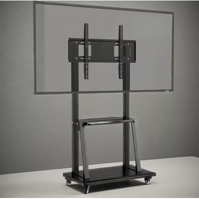 Support pour tableau blanc mobile JYXCN | Compatibilité 32-70 pouces, cadre pliable, roues bleues