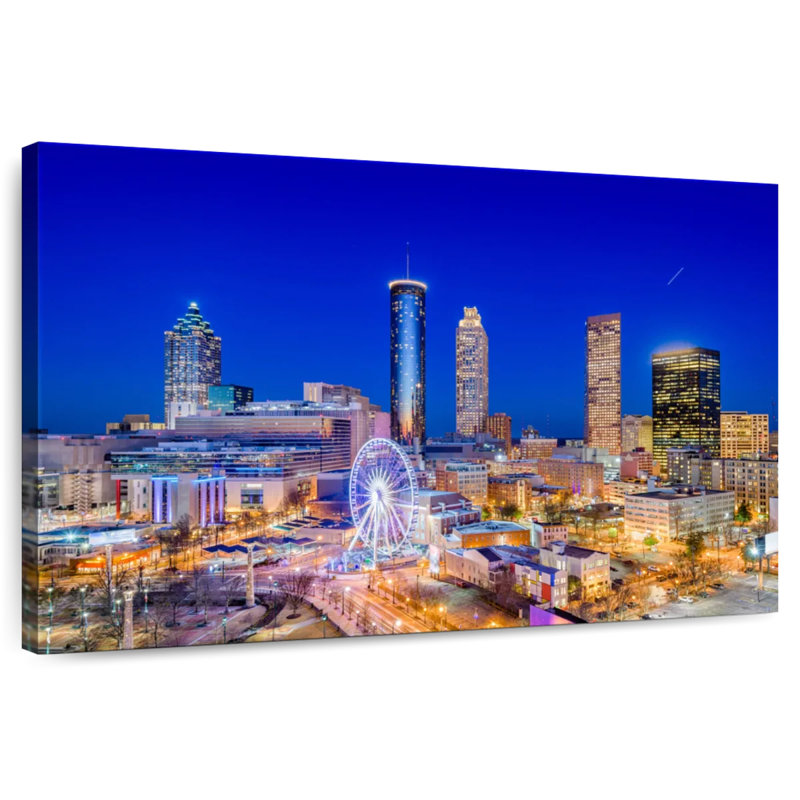 Kavia Spectacular Atlanta Night, H 32 po x l 48 po