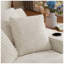 Fauteuil méridienne surdimensionné en velours côtelé, canapé-lit moderne blanc rembourré pour salon et bureau, aucun assemblage requis-828595047