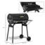 Barbecue portatif au charbon en baril de 30 po Outsunny