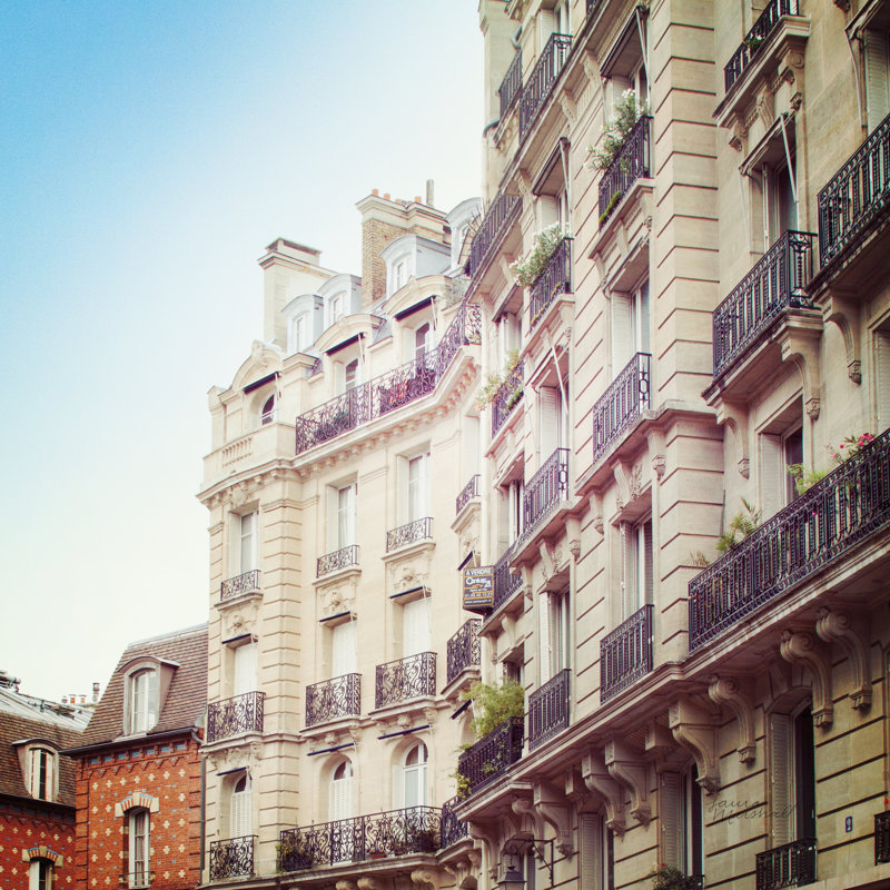 Paris Moments III by Laura Marshall - Wrapped Canvas Art Prints, 30cm H x 30cm W