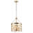 Vertina 2 - Light Cool Brass Drum Pendant