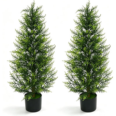 90 cm H Faux Cypress Tree Plant