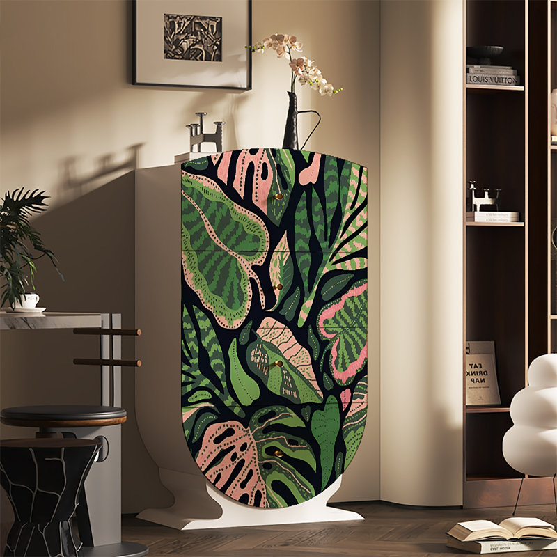 Armoire décorative American American, Blanc