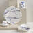 Marble Azure 10.5'' Bone China Dinner Plate