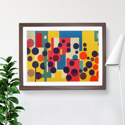 Inspiring Flower Market Abstract - Framed Print