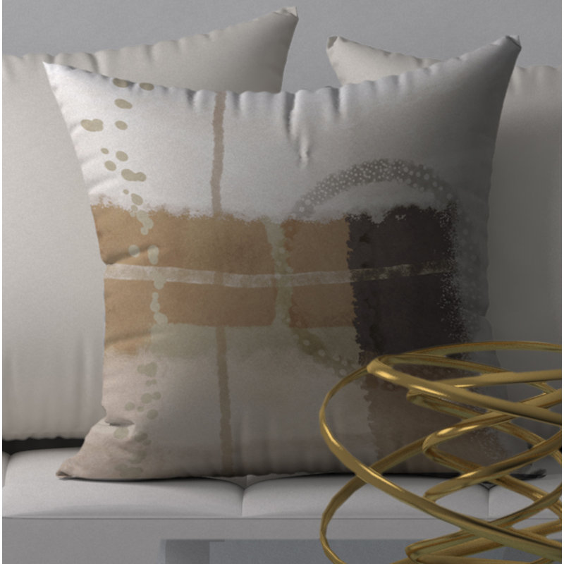 Housse d’oreiller carrée excitante et insert, 20 po X 20 po