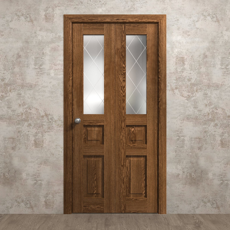 Portes coulissantes pliantes pour garde-robe | Ego 5011 | Ensemble de quincaillerie pour moulures robustes | Portes de garde-robe de chambre en bois massif