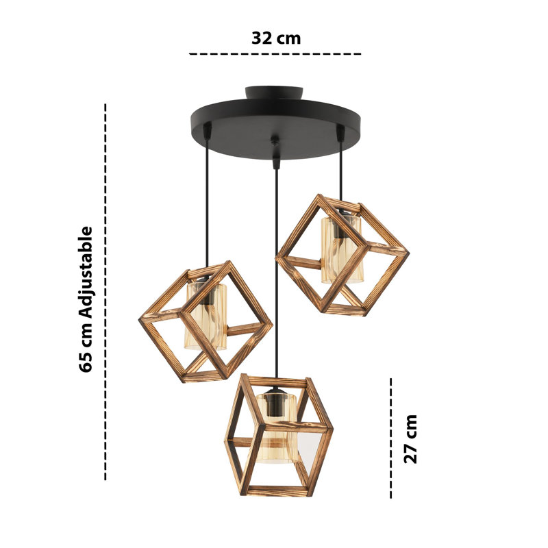 Lustre, Noir, Trois lumières