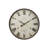 Clocks, 20" Round, Wall Clock, Antique Brown, Transitional