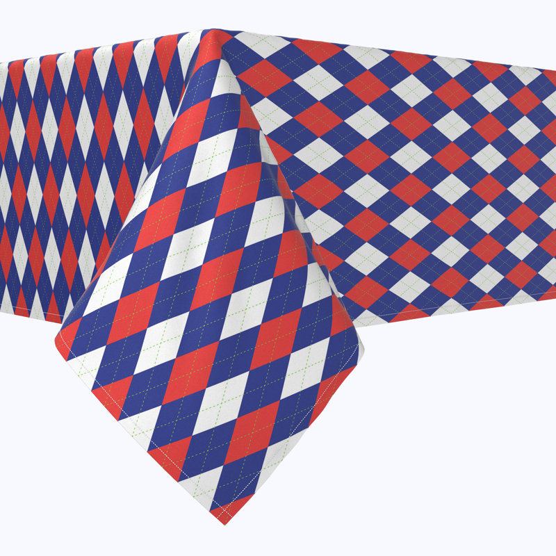 Bower Argyle Square Independence Day Tablecloth, 84" x 84"