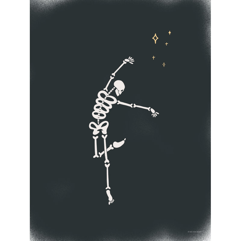 Aulbrey Dancing Skeletons I par Lady Louise Designs, H 30 po x l 20 po
