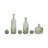 Sculptural Tall Glass Vases for Table Home Decor Styling - Decorative Flower Vase Collection for Living Room Display - Green-1883459519