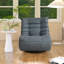Fauteuil inclinable et pivotant en cuir Vegan-1035791578