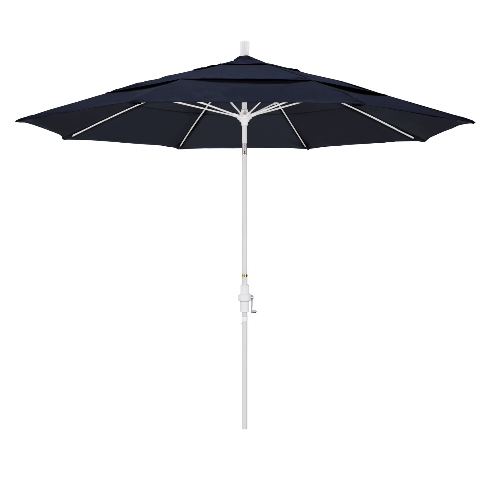 Brent 132'' Sunbrella® Outdoor Umbrella, Navy Blue - Polyester