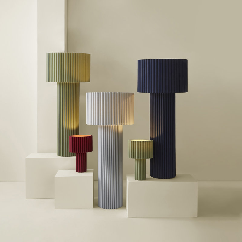 Lenny Table Lamp, Red, No