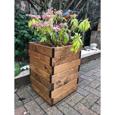 Latimer Handmade Wood Planter Box