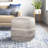 Teagan Upholstered Pouf-1025381829