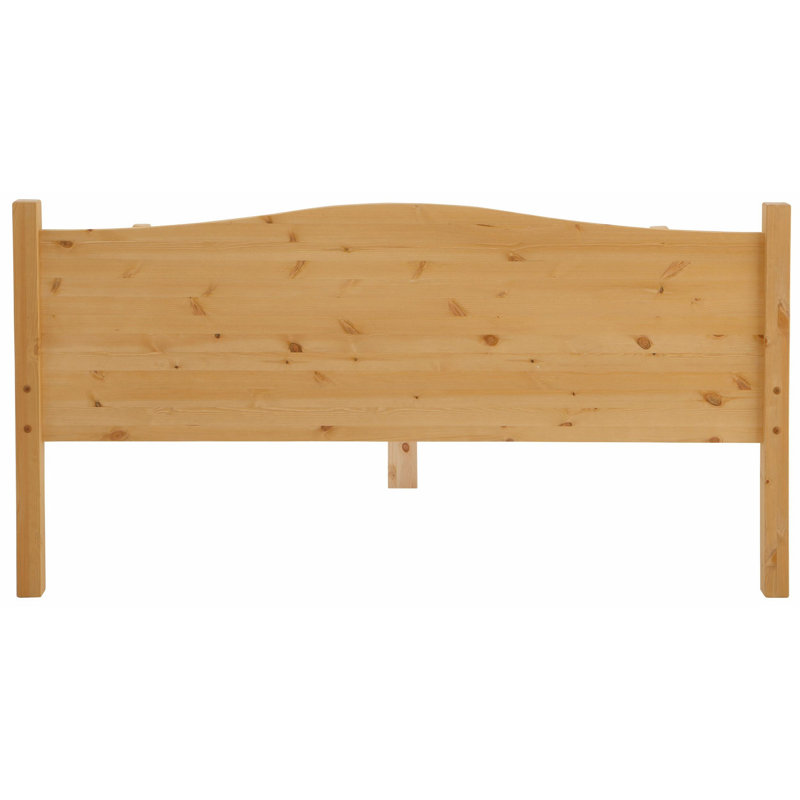 Aliyah Solid Wood Bed, European Single (90 x 200 cm), Stain Wax