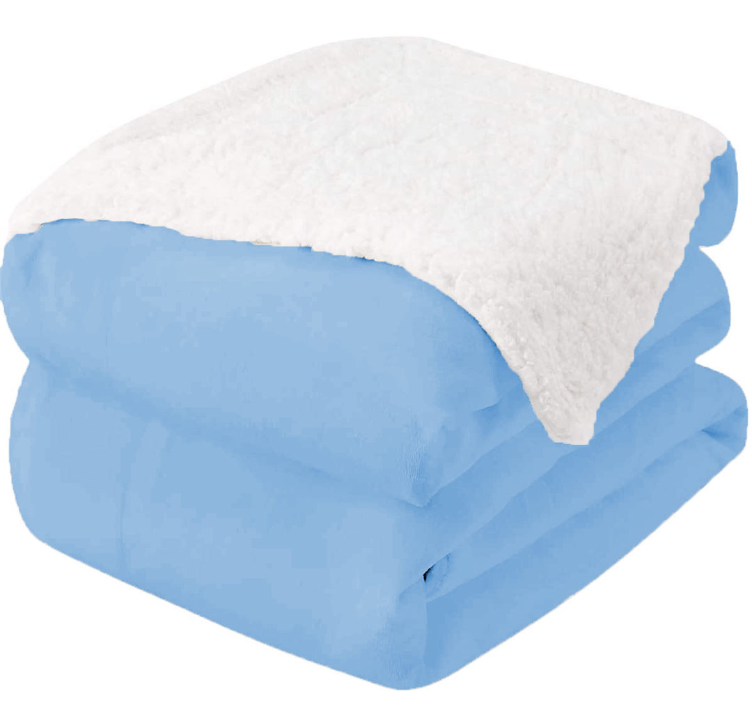 Fleece Sherpa Blanket NY Textile Haus 