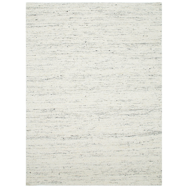 Hand Knotted Wool Area Rug, Rectangle 6' x 9'